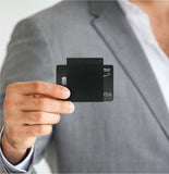 Modern Carry Slim Minimalist Wallet for Men and Women – Horizontal Card Holder with Quick Access Elastic | Front Pocket Wallet | Money Clip Alternative | Holds 2–12 Cards Quick Draw Horizon