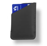 Modern Carry Leather Minimal Card Holder, Minimalist Wallet for Men & Women, Thin Credit Card Holder, Small Business Card Holder, Card Holder Wallet, Front Pocket Card Wallet - Magnum (Black)