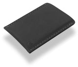 Leather Card Holder - Full Protection Midnight Grey
