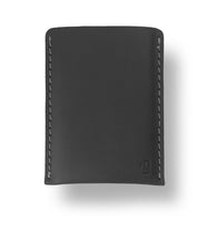 Leather Card Holder - Full Protection Midnight Grey