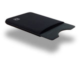 Elastic Card Holder - Ultra Thin Black with 2 Card Slots